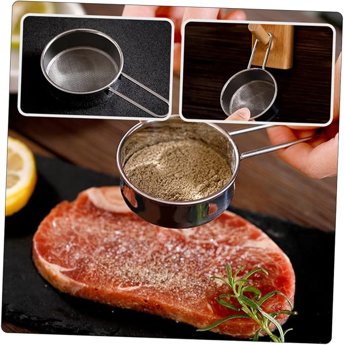 Luxshiny 2pcs Stainless Steel Flour Sieve - Image 9