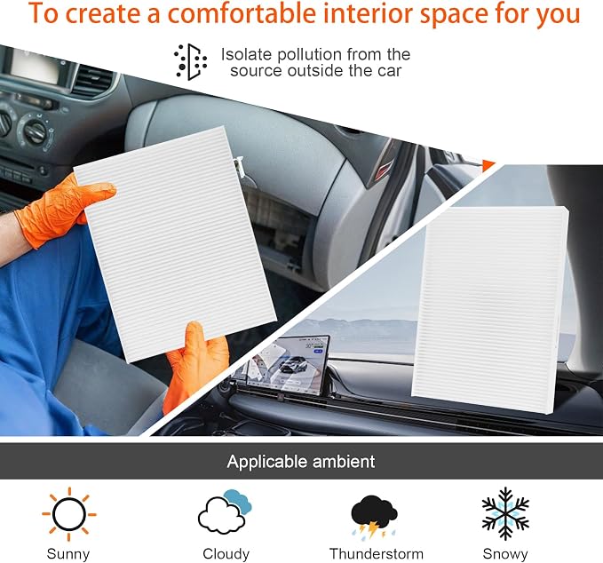Cabin Air Filter 68071668AA Compatible - Image 3