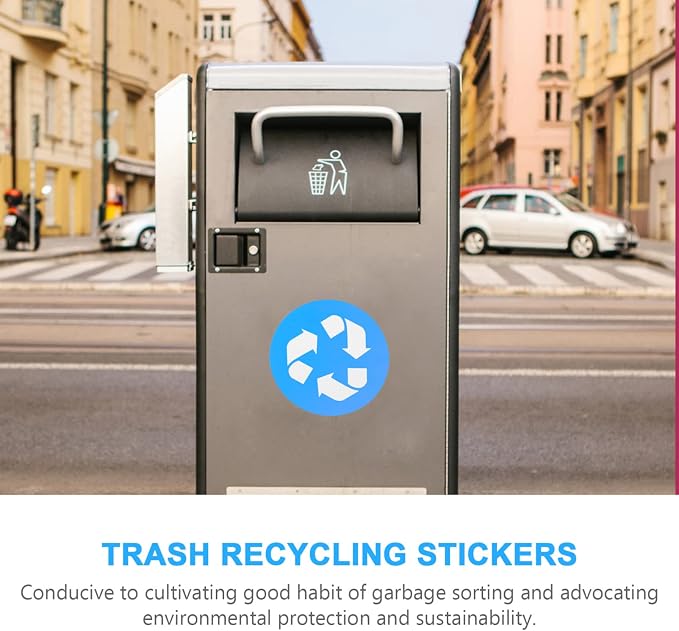Zerodeko 12pcs Garbage Sorting Stickers - Image 9