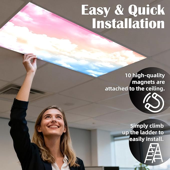 ANGSYLTH 4 Pcs Fluorescent Light Covers - Image 4
