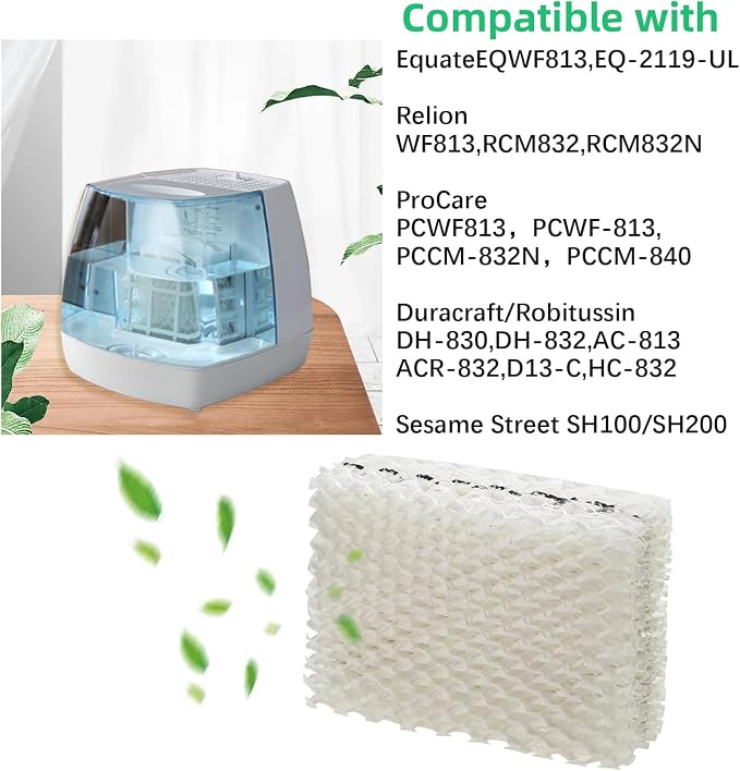 kakofaci 6 Pack WF813 Humidifier Filters Replacement Compatible - Image 3