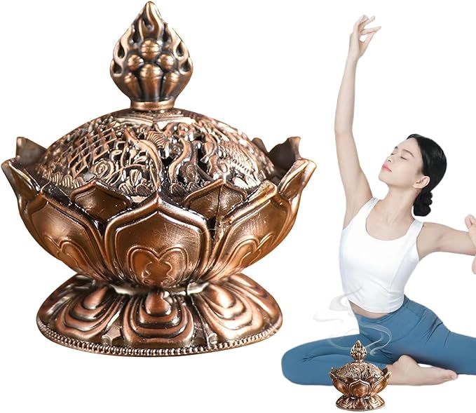 Aromatherapy Cone Stand – Garden Meditation Statue, Air Cleansing Figurine | - Image 9