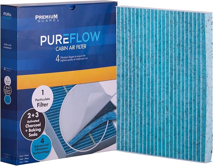 PUREFLOW PC99273X Cabin Air Filter | Fits 2017-2022 Kia Niro 1.6L; 2017-2019 by PremiumGuard