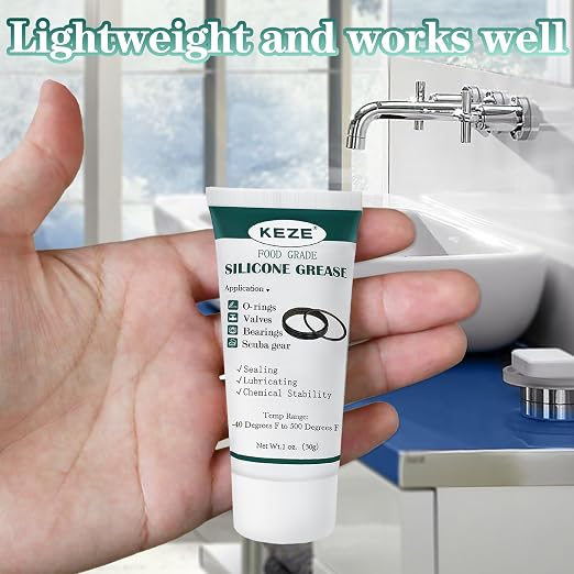 KEZE Silicone Grease Waterproof Food Grade Silicone Sealant Lubricant - Image 6
