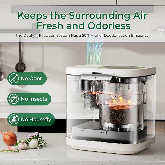 Electric Composter for Kitchen, Smart Compost Bin - Image 3