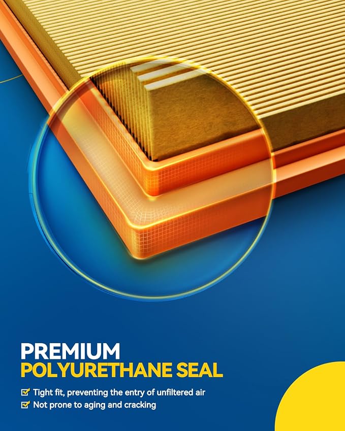 PHILTOP Engine Air Filter, CA11170 Compatible - Image 3