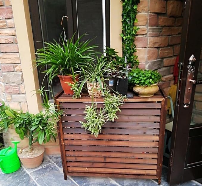 Weatherproof Outdoor Air Conditioner Cover Screen Fence - Image 2