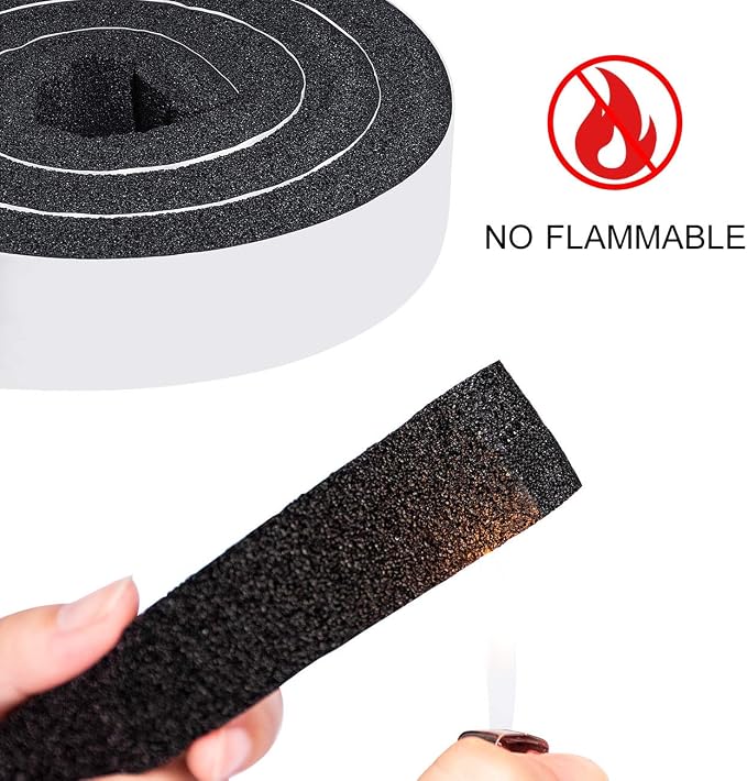 TORRAMI Window Air Conditioner Foam Seal Insulation 2 inch W X 1 inch T - Image 3