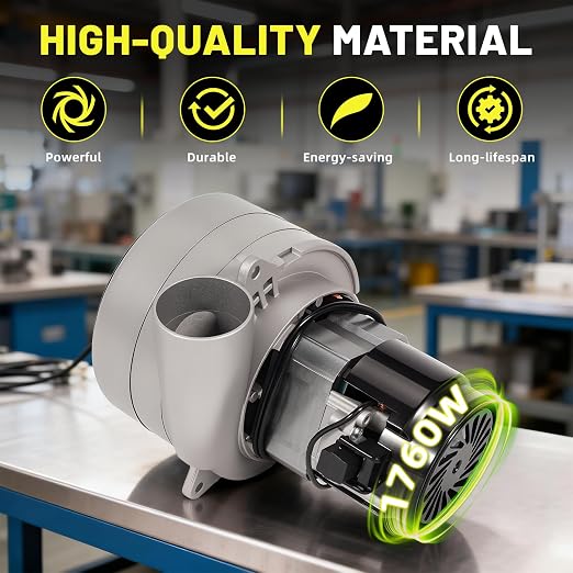 117123-00 240V Cleaner Vacuum Motor Compatible - Image 7
