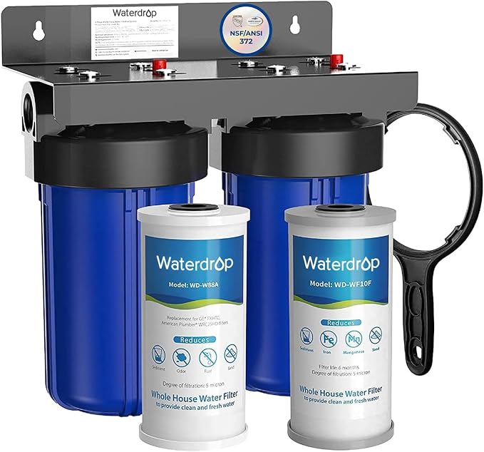 Waterdrop Whole House Water Filter System, by Waterdrop