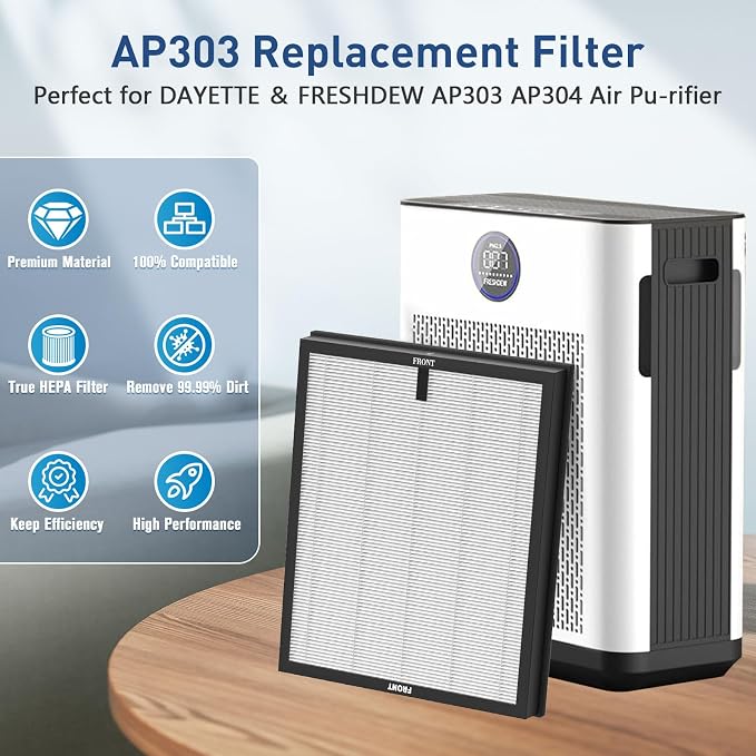 AP303 AP304 Replacement Filter for DAYETTE AP303/304 Air Purif-ier and for - Image 3