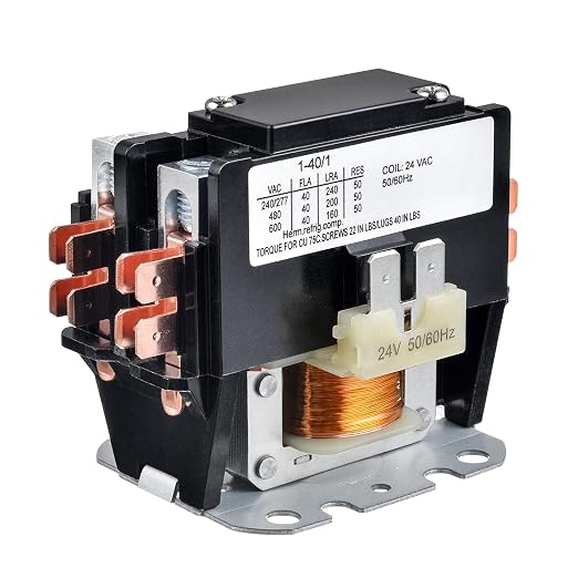 BOJACK 1 Poles FLA 40 Amp Coil 24 VAC Air Conditioner Condenser Compressor by BOJACK