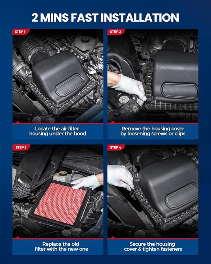KAX Premium Engine Air Filter, CA11257 Replacement - Image 5
