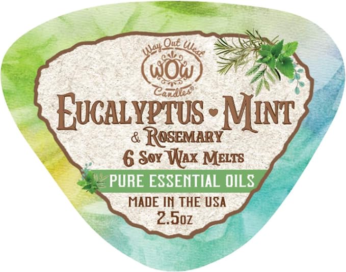 Eucalyptus-Mint Wax Melts – Aromatherapy Essential Oil Wax Melt Cubes - Image 3
