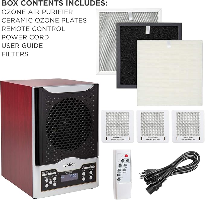 Ivation 5-in-1 HEPA Air Purifier & Ozone Generator W/Digital Display Timer and - Image 5