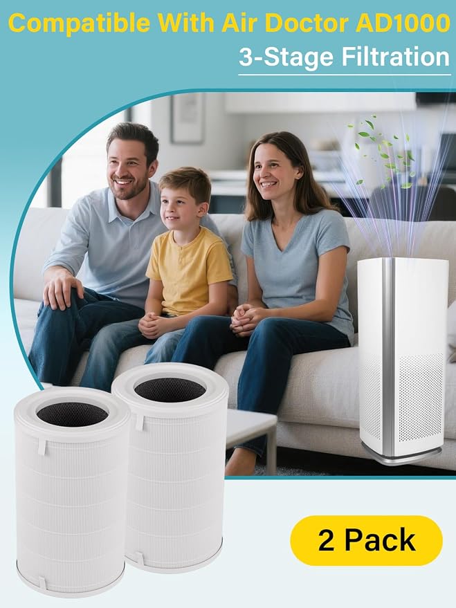 1000 Replacement filter for AirDoctor 1000 Air Purifier - Image 6