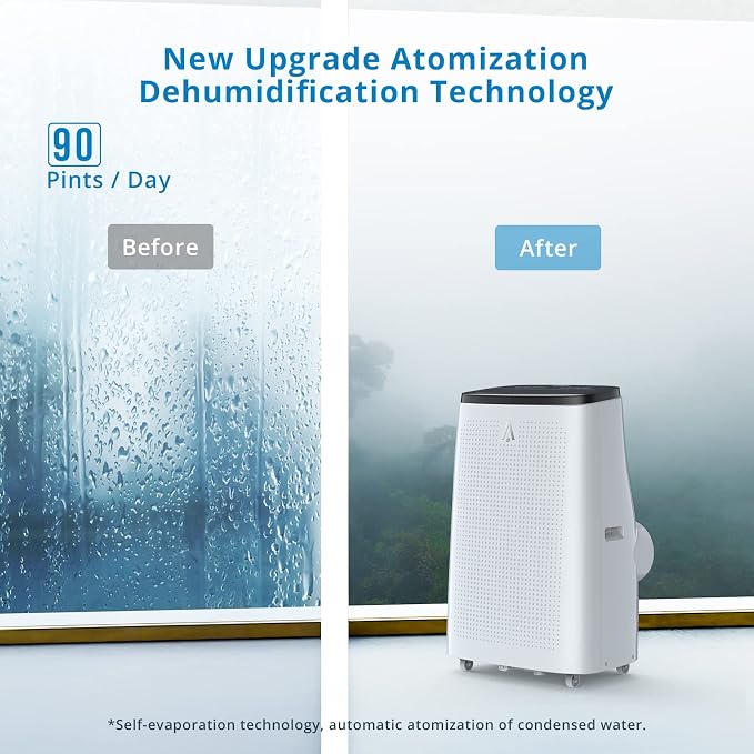 GarveeHome 14, 000 BTUs Portable Air Conditioner Up to 750 Sq.Ft, 3 in-1 - Image 6