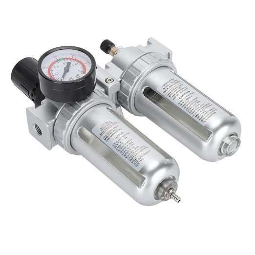 Air Filter Pressure Regulator 1/4 Inch, Compressed Air Line Filter - Image 3