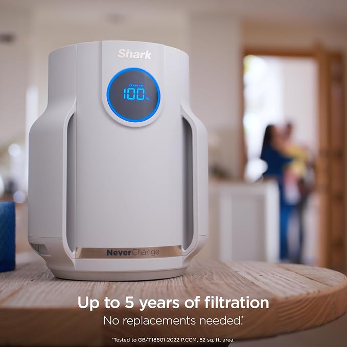 Shark Air Purifier for Home, NeverChange Compact Pro, for Bedroom, Home Office - Image 13
