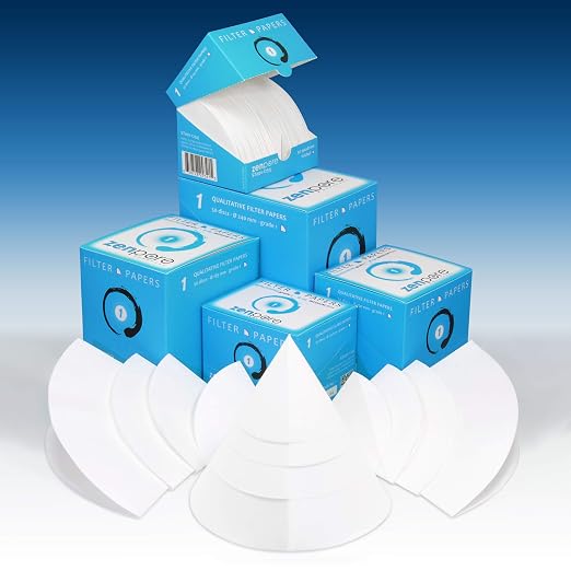 Qualitative Filter Paper 15 cm Quadrant Folded Filter Paper, Qualitative Grade 1 - Image 2