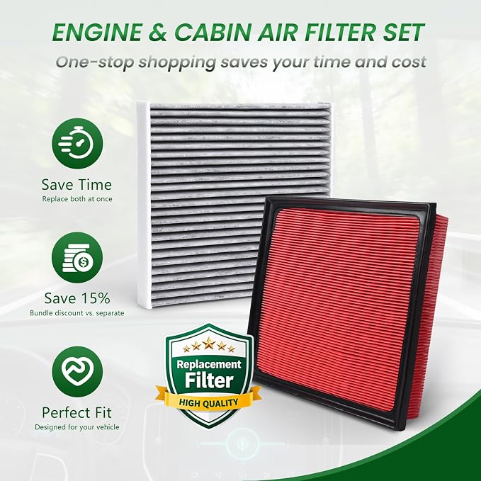 Engine Cabin Air Filter Compatible - Image 3