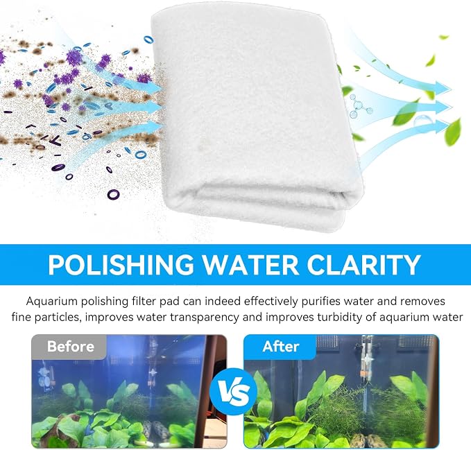 Aquarium Polishing Filter Pad, 100 Micron Water Polishing Pad - Image 3
