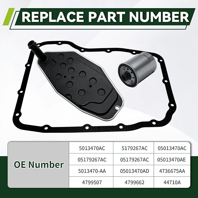 YEEDO 45RFE 545RFE 68RFE Transmission Filter Oil Pan Gasket Kit Fit - Image 4