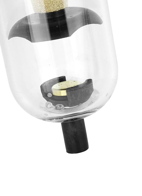 Milton Industries 1019 3/8" NPT Polycarbonate FRL Micro Filter - Image 3