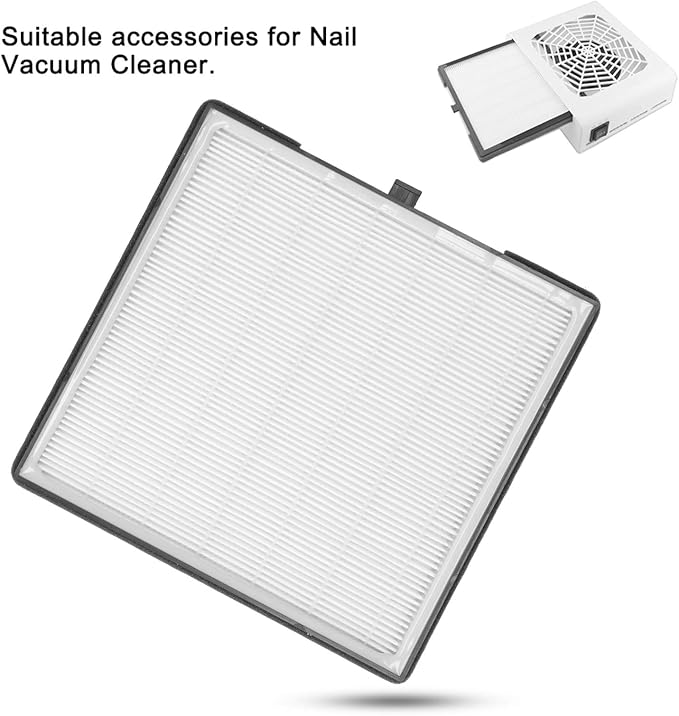 2pcs 17.5 x 18cm Nail Dust Collector Filter, Nail Dust Extractor Filter - Image 6