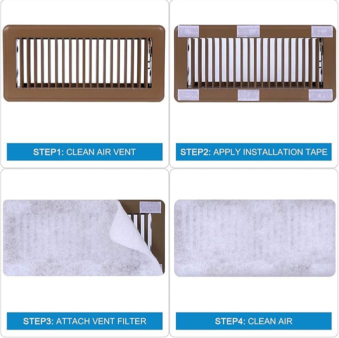 Reusable Air Filter 78.7 x 39.4in Dust Control Air Vent Deflector Air Vent - Image 4