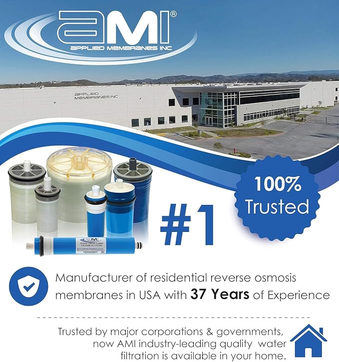 APPLIED MEMBRANES INC. 12 GPD Reverse Osmosis Membrane | RO Membrane Water - Image 8