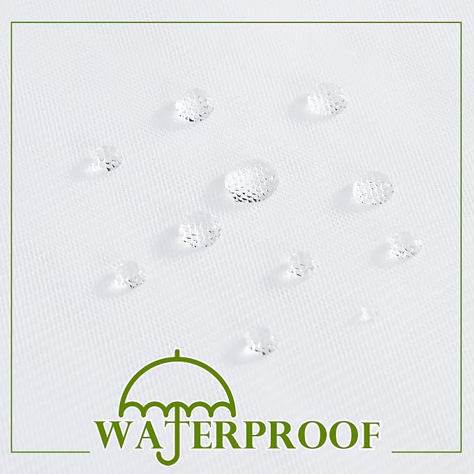 RYB HOME 2 Panels Garden Netting Size Adjustable Porch Screen Mesh Outdoor - Image 4