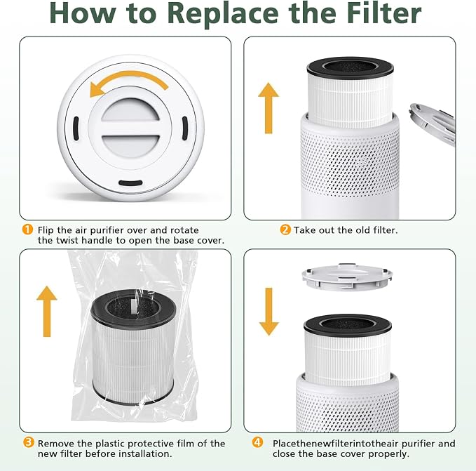 B-D02L Air Purifier Replacement Filter, Compatible - Image 8