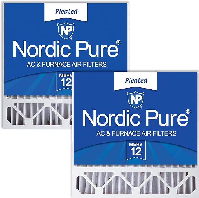 Nordic Pure 20x20x5 Honeywell/Lennox Replacement MERV 12 Air Filters 2 Pack by NordicPure