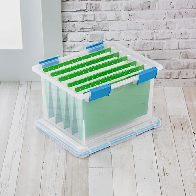 Sterilite 8-Pack Gasket Box, Weather-Resistant Storage Bins - Image 4