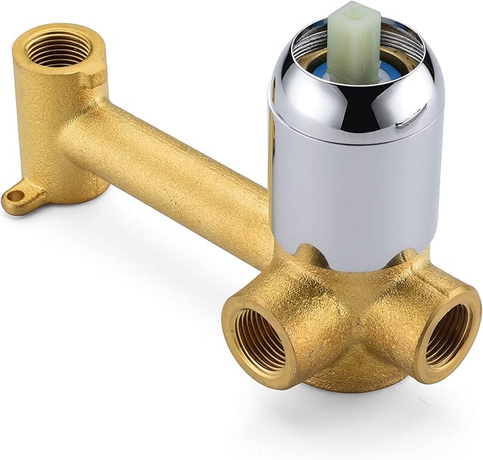 SUMERAIN Wall Mounted Bathtub Faucet, Single Handle Tub Faucet Set Including Rough-in Valve, Chrome