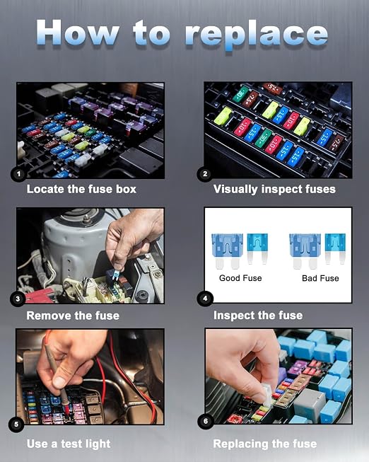 360pcs Car Blade Fuses Assortment Kit - Image 7