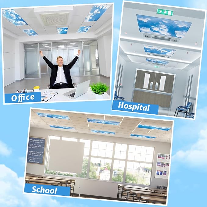 6 Pcs Fluorescent Light Covers - Image 5