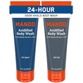 Mando Acidified Body Wash - 24 Hour Odor Control - Removes Odor Better than Soap - Formulated without SLS or Phthalates - Skin Safe - 8.5 Ounce (Pack of 2) - Pro Sport and Mt Fuji