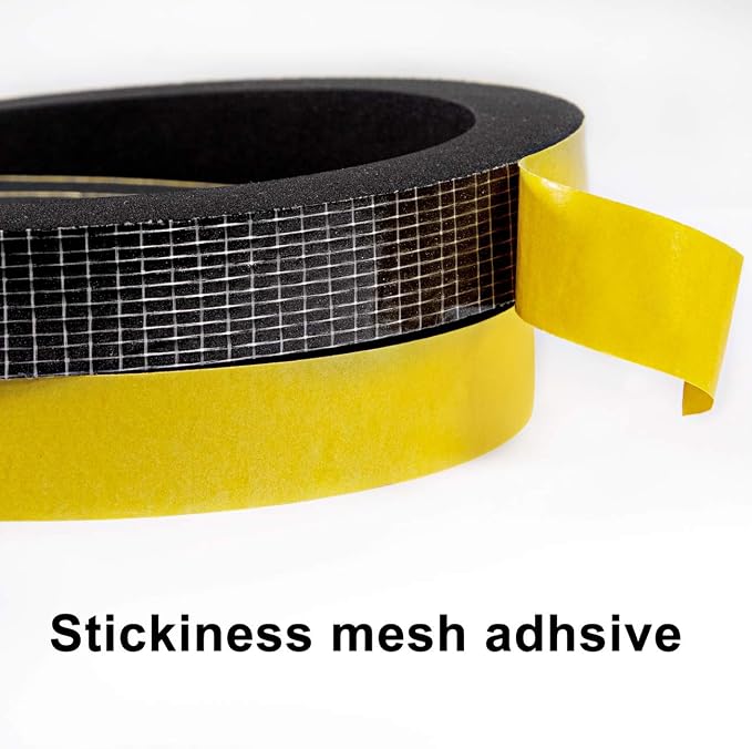 TORRAMI Foam Seal Tape 1 inch W x 3/4 inch T x 6.5 Ft Length, High Density Foam - Image 4
