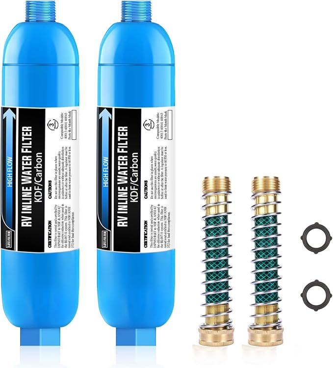 Lifefilter RV Inline Water Filter, NSF Certified, Bad Taste, Dedicated by Lifefilter