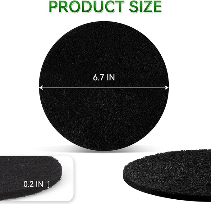 10 Pack Charcoal Filters for Compost Bucket, Compost Filters for Countertop Bin - Image 2