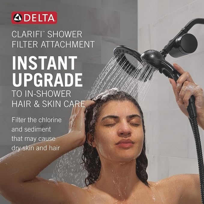 Delta 4-Setting In2ition 2-in-1 Dual Shower Head - Image 2