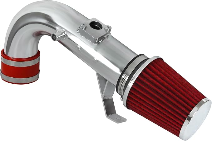 Rtunes Racing Short Air Intake System Kit + Filter Combo Red Compatible by RtunesRacing