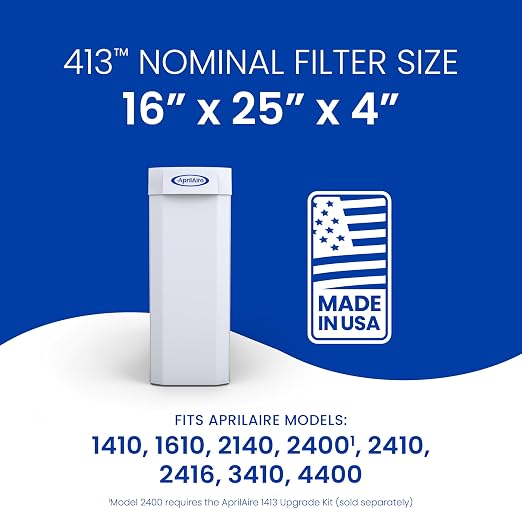 Genuine AprilAire 413 Replacement Filter - Image 9