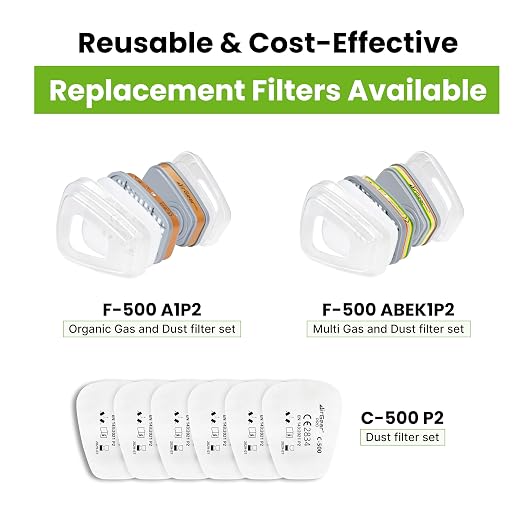 AirGearPro M-500 Reusable Respirator Mask - Image 6