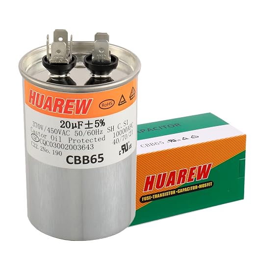 20 uF MFD ±5% 450 VAC CBB65 AC Motor and Fan Starting Round Capacitor - Image 4