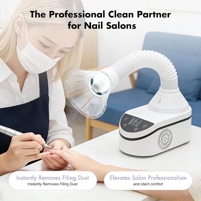 Nail Dust Collecting Machine, Tabletop Dust Collector - Image 6