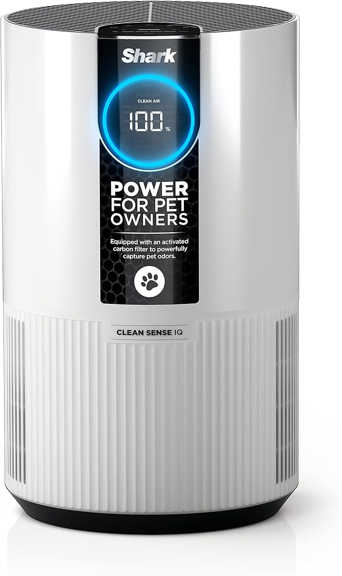 Shark Air Purifier for Home, Clean Sense, for Bedroom, Home Office, by Unknown