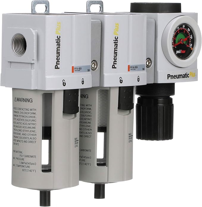 PneumaticPlus PPC4C-N04G StageAir Drying System- Air Particulate 5 Micron Filter - Image 4